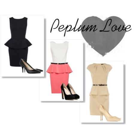 Fashion Friday Finds - Peplum Love