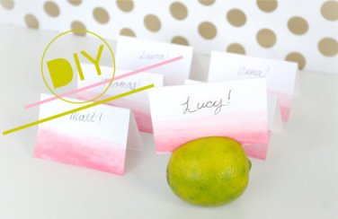 Ombre Place Cards
